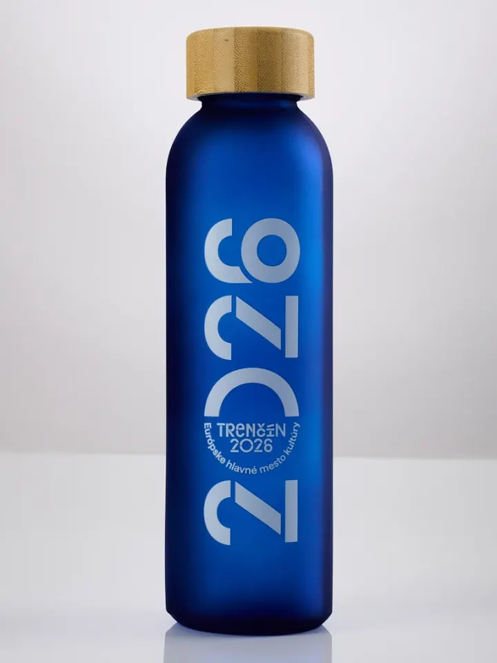Sklenená flaša 500ml Trenčín 2026