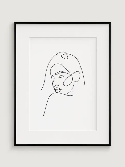Minimalistická Ilustrácia Ženy 1