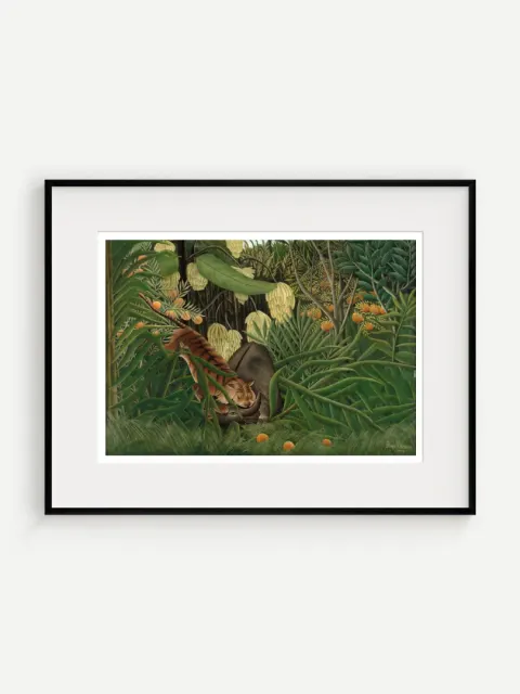 Boj tigra s byvolom, Henri Rousseau, 1908