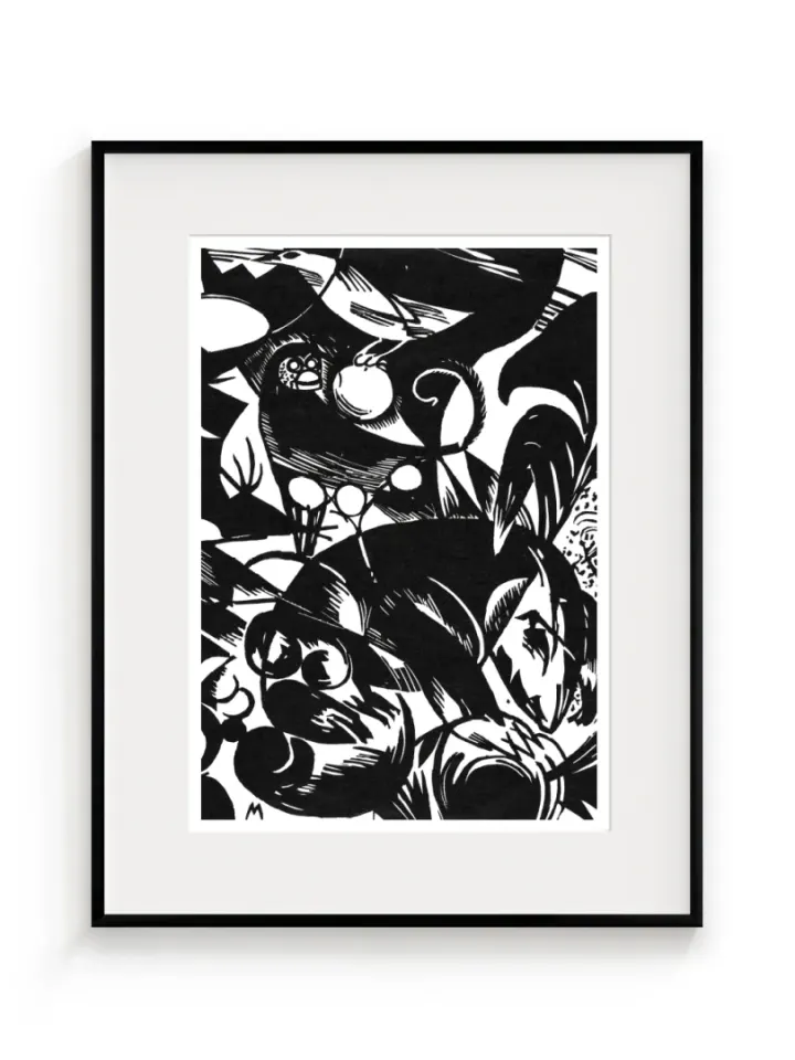 Stvorenie I., Franz Marc, 1914