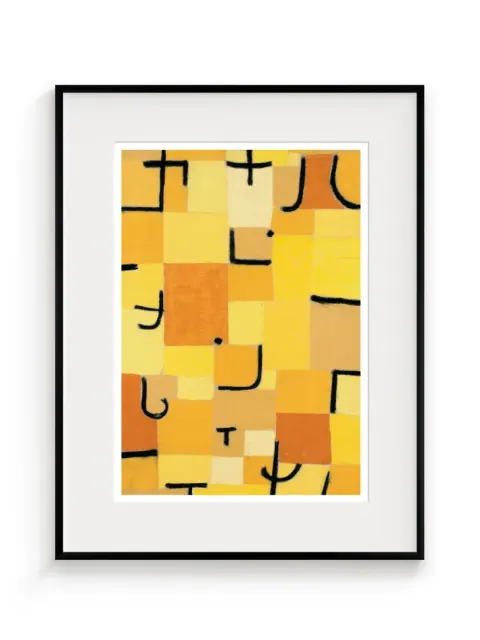 Znaky v žltej, Paul Klee, 1937