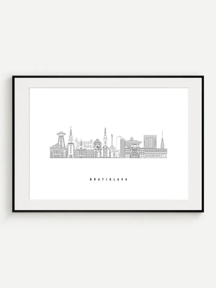 Panoráma Bratislavy A2