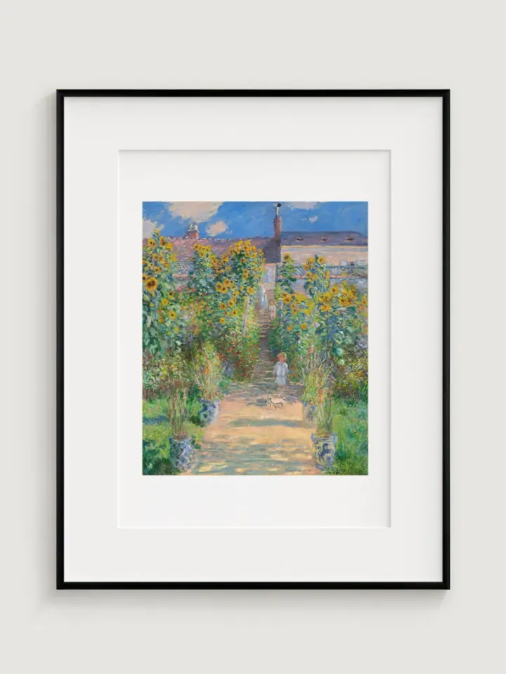 Záhrada pri Vetheuil, Claude Monet, 1881