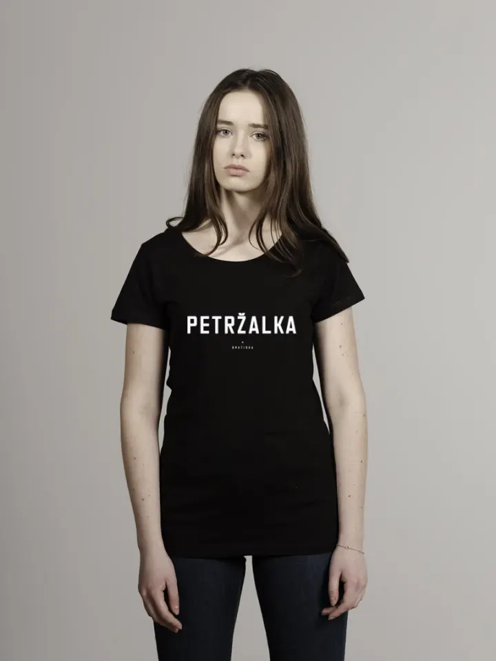 Petržalka Tričko žena, čierna