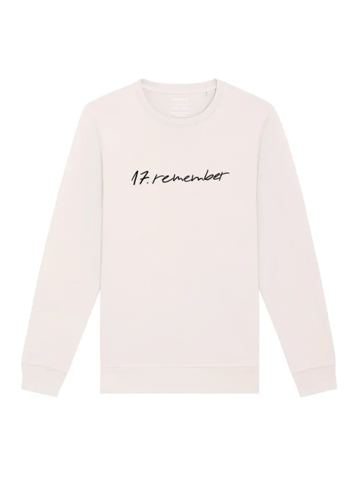 17. remember unisex crewneck