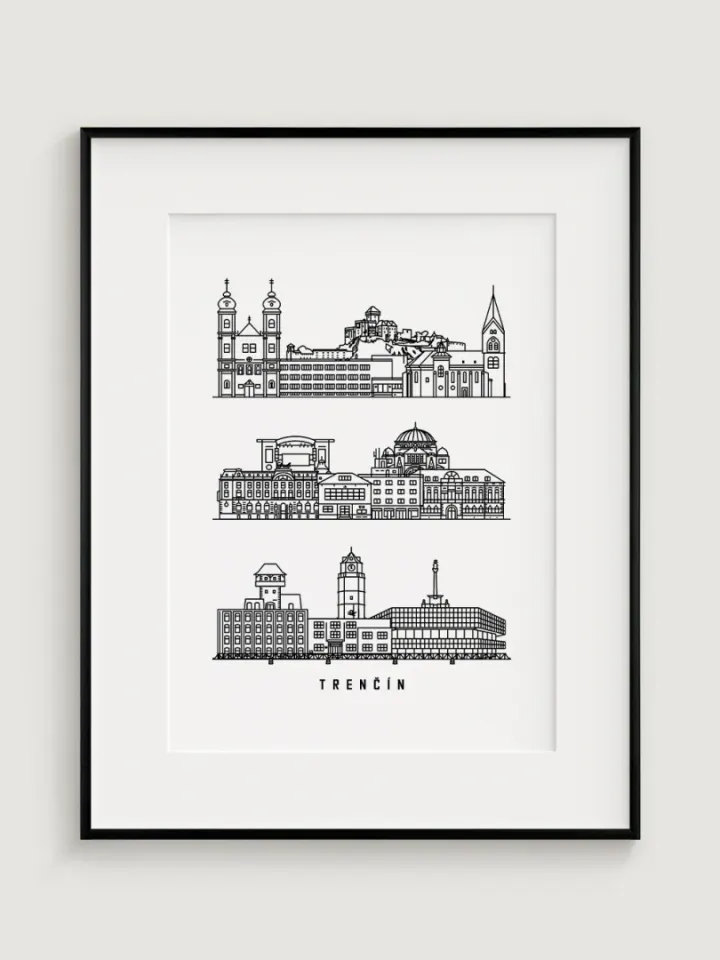 Minimalistický Trenčín