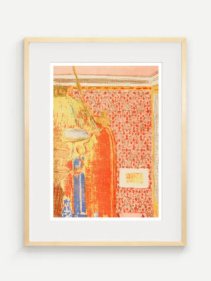 Interiér s ružovou tapetou III, Edouard Vuillard, 1899