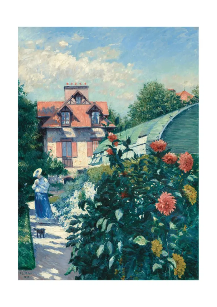 Záhrada v Petit Gennevilliers, Gustave Caillebotte, 1893
