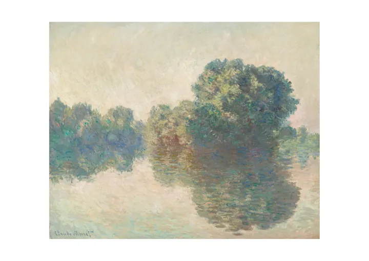 Seina v Giverny, Claude Monet, 1897