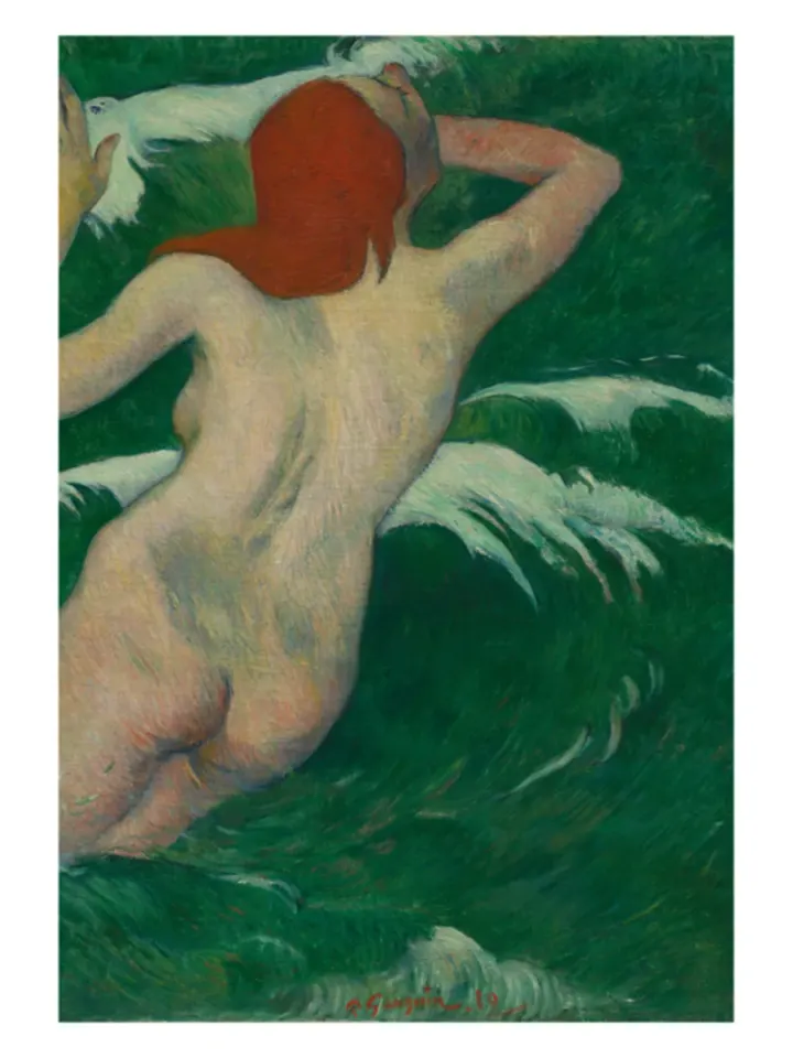 Vo Vlnách, Paul Gauguin, 1889