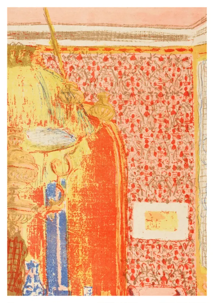 Interiér s ružovou tapetou III, Edouard Vuillard, 1899