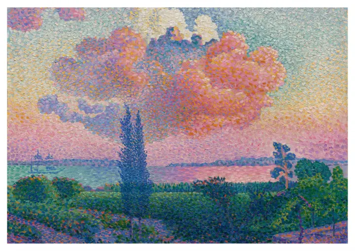 Ružový oblak, Henri-Edmond Cross, 1896